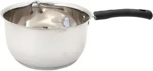 18cm Stainless Steel Milk Pan Handle Saucepan Milkpan Kitchen Frying Pan Cooking