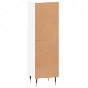 Berkfield Bathroom Cabinet White 30x30x100 cm Engineered Wood