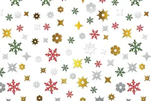 Magic Christmas Snowflakes Window Stickers, Wall Art, DIY Art, Home Decor, Decal