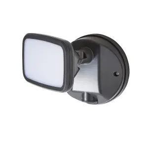 Litecraft Alma Dark Grey Outdoor LED Wall Flood Light