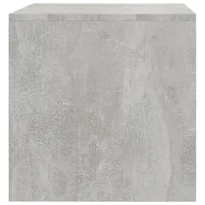 Berkfield TV Cabinet Concrete Grey 80x40x40 cm Engineered Wood