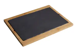 Maison by Premier Kora Acacia Wood And Slate Serving Board