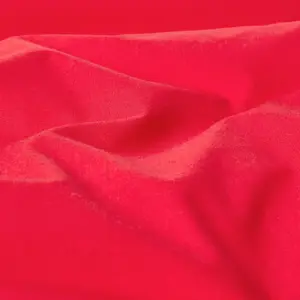 Homescapes Red Egyptian Cotton Flat Sheet 200 TC, Single