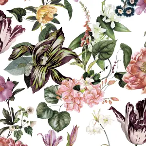 Galerie Flora White Floral Rhapsody Wallpaper