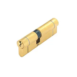 Securit Anti-Bump Euro Cylinder 45/55 (100mm) Brass with 3 Keys