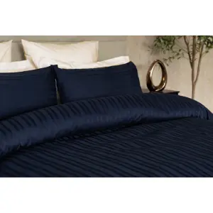 Belledorm Hotel Tribeca Duvet Cover Set Navy (King)