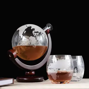 Ingenious Globe Decanter with Glasses Set