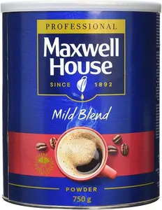 Maxwell House Mild Blend Instant Coffee Powder Tin 750 Gm