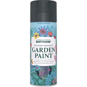 Rust-Oleum Evening Blue Matt Multi-surface Garden Paint, 400ml Spray can