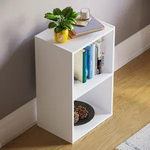 Gerardi Standard Bookcase White / 54 cm H x 32 cm W