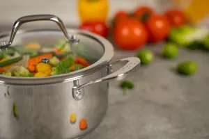 Kuhn Rikon Allround Stainless Steel Casserole Pot, 18cm/2.3L