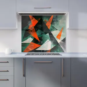 Curved Geometry Kitchen Splashback