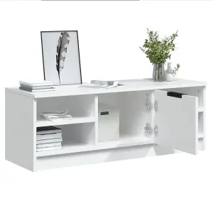 vidaXL TV Cabinet White 102x35.5x36.5 cm Engineered Wood