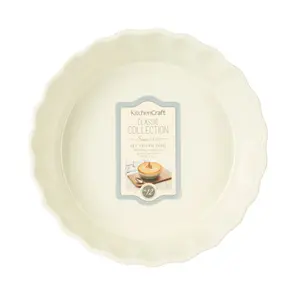 Classic Collection Medium Round Fluted Pie Dish