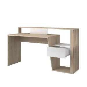 PARISOT PALOMA DESK  OAK WHITE