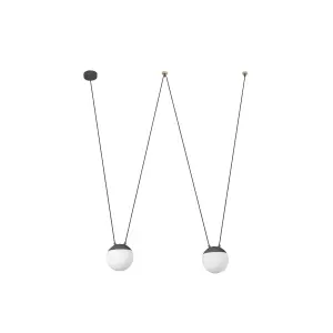 Luminosa Mine 2 Light Grey Suspension Pendant, E27