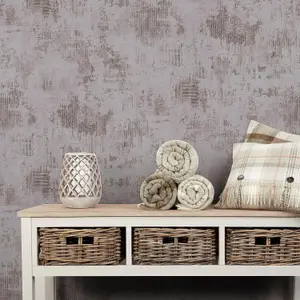 Erismann Concrete Stone Wallpaper Grey Modern Textured Paste The Wall Vinyl