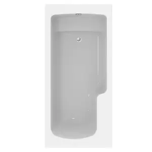 Ideal Standard Gloss White Easy access bath with 0 Tap holes (L)169.5cm (W)79.5cm