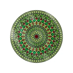 Grindstore Veggie Spiral Gl Chopping Board Green (One Size)