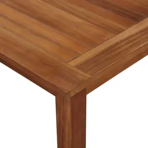 Berkfield Garden Table 150x90x74 cm Solid Acacia Wood