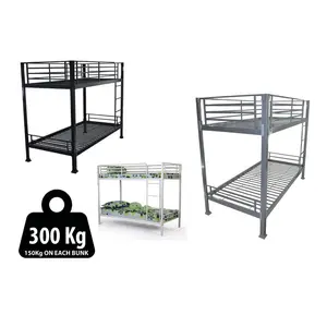 Akerley Brook Single (3') Standard Bunk Bed Silver