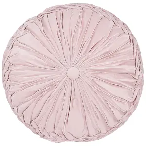 Throw Cushion UDALA 40 x 40 cm Solid Pink