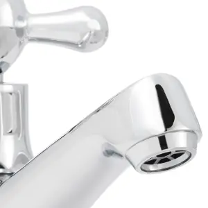 GoodHome Etel Bath Pillar Tap, Pack of 2