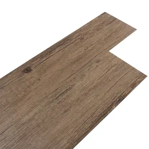 Brown Wood Effect Vinyl Flooring Self Adhesive Floor Plank,Peel & Stick Floor Tiles,5m²,Pack of 36