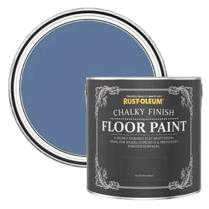 Rust-Oleum Blue River Chalky Finish Floor Paint 2.5L