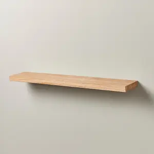 Wooden Floating Shelf made from Solid Oak - 70cm Length