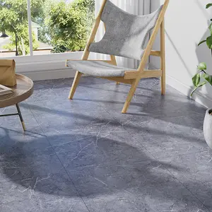 24Pcs Marble Texture Flooring Tile 2mm Thickness Self-adhesive PVC Flooring Tile