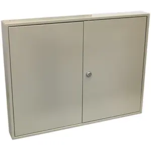 Secure Wall Mounted Key Cabinet Safe for 100 Keys - Durable Steel Construction