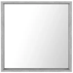 Beliani Scandinavian Wall Mirror BRIGNOLES Grey