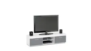 Birlea Edgeware TV Unit White & Grey