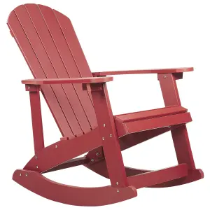 Garden Rocking Chair ADIRONDACK Red