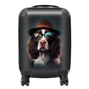 Springer Spaniel Dog Splashart Suitcase - Small