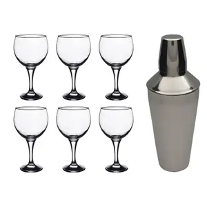 Rink Drink - Gin Cocktail Shaker Set - 645ml - 7pc