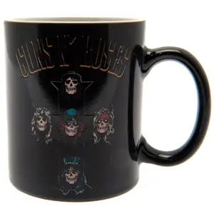 Guns N Roses Heat Changing Ceramic Mug Black/Multicoloured (9 x 8cm)