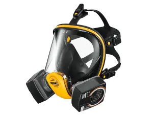 DEWALT A2P3 Medium Full Face Respirator Mask for Optimal Safety and Comfort