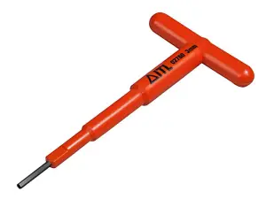 3mm High-Performance Insulated T Handle Hex Key for Safe Live Line Work