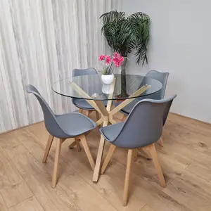 Dining Table Set with 4 Chairs Dining Room, and Kitchen table set of 4