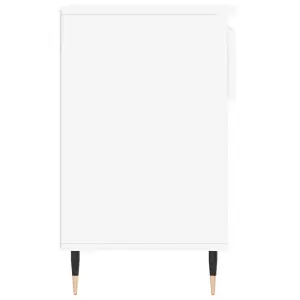 Berkfield Shoe Cabinet High Gloss White 102x36x60 cm Engineered Wood