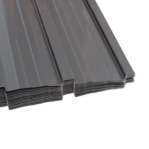 Birchtree 16PCS Galvanized Metal Roof Sheets Panels Corrugated Roofing Garage Shed Grey