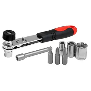 Dekton 22pc Socket and Bits set,Ergonomic anti-slip handle,2 way ratchet,Ultra strong CR-V