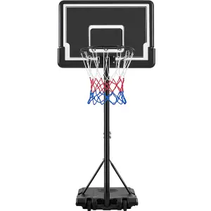 Yaheetech Portable Basketball System with Adjustable Pole 82cmL x 59.5cmW