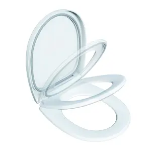 Bemis Click & Clean Silent White Standard Soft close Toilet seat