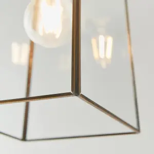 Farin Antique Brass 1 light Ceiling Pendant