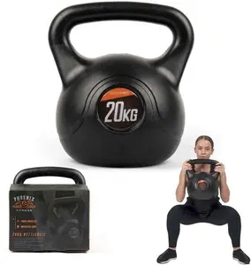 Kettle Bell 20Kg Black | Robert Dyas