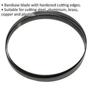 High-Performance 1638 x 13 x 0.63mm Bi-Metal Bandsaw Blade - 14 TPI for Precision Cutting