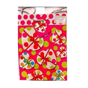 Unique Party Hearts Gift Bag Multicoloured (One Size)